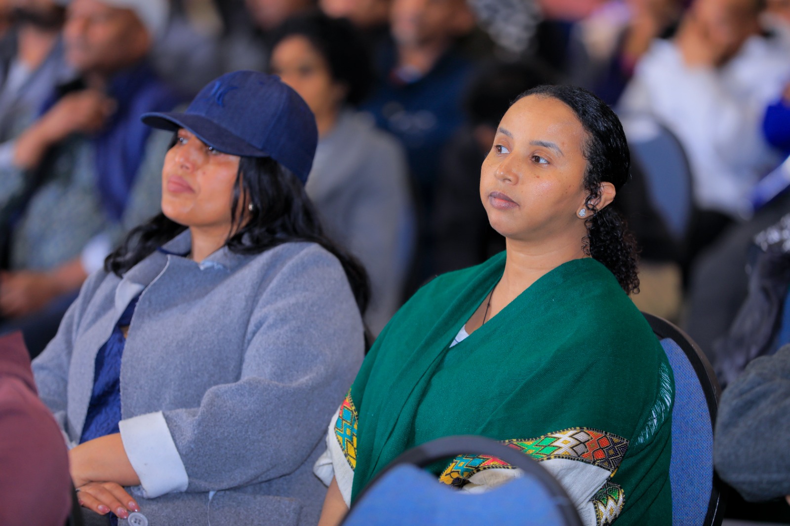 Members share in the day's fellowship