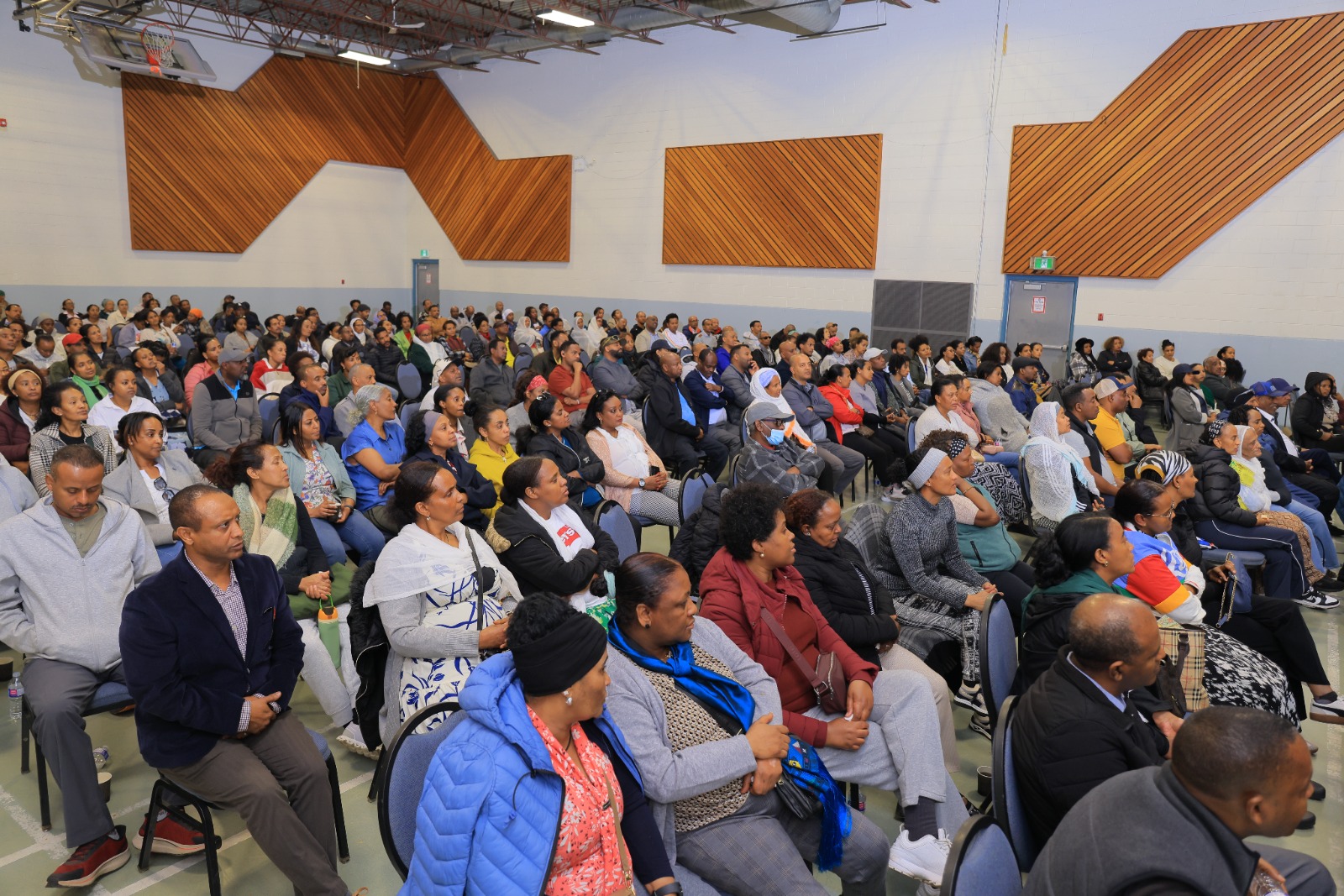 Members gather for the annual meeting