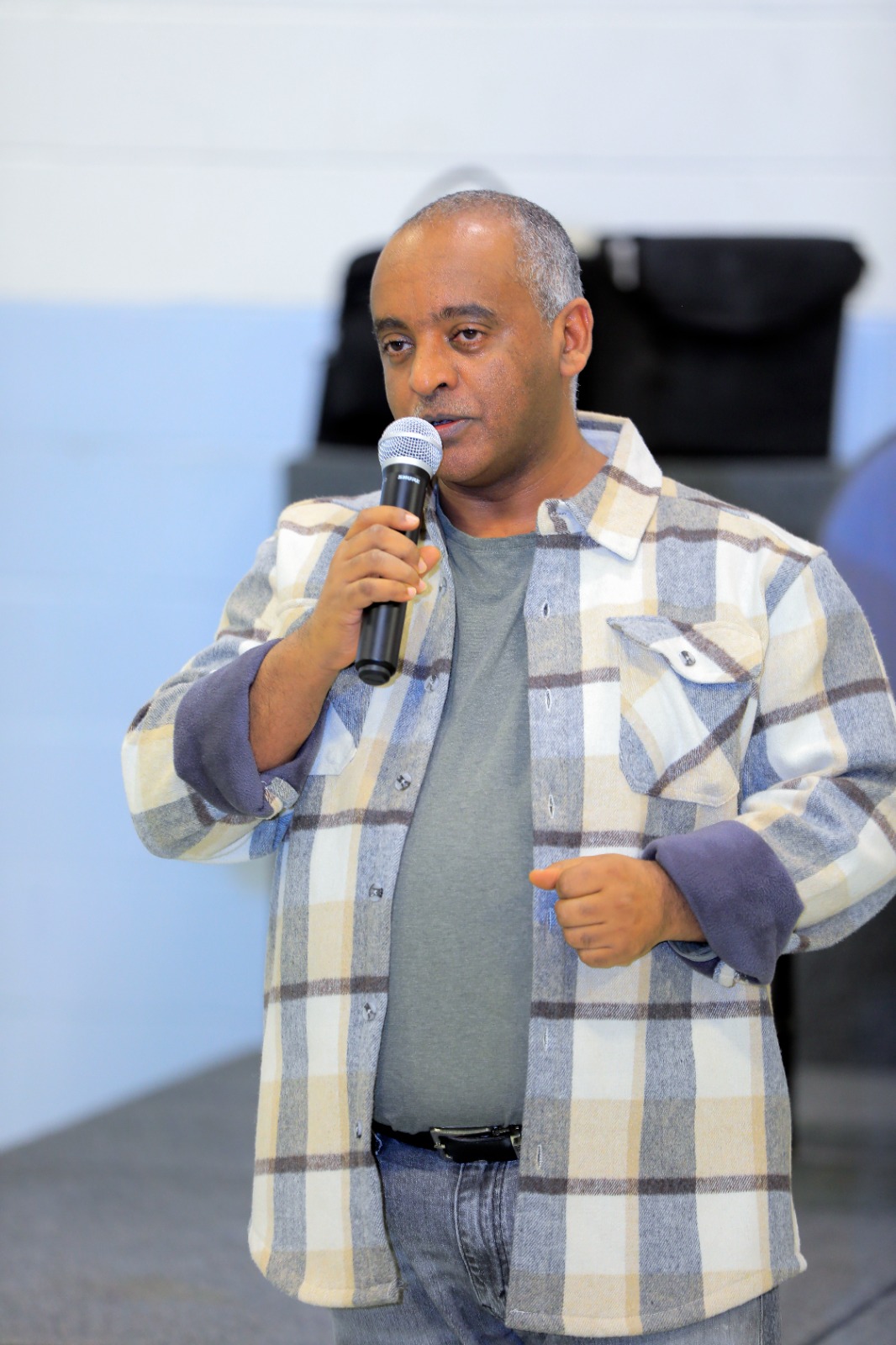 A member speaks during the discussion